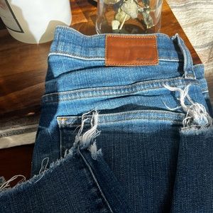 Madewell Skinny High Rise Crop Jeans